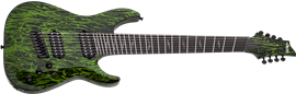 Schecter DIAMOND SERIES C-8 Multi Scale Silver Mountain Toxic Venom 8-String Electric Guitar  